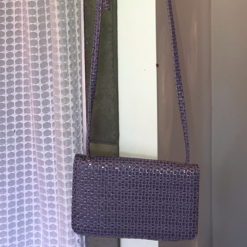 Purple crossbody bag
